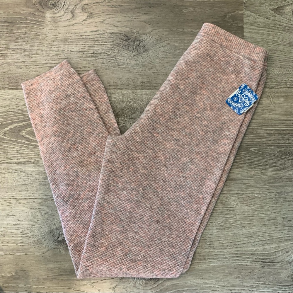 Intimately by Free People // Think Thermal Waffle-Knit Leggings in Pink Medium